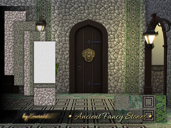  The Sims Resource: Ancient fancy stones by Emerald