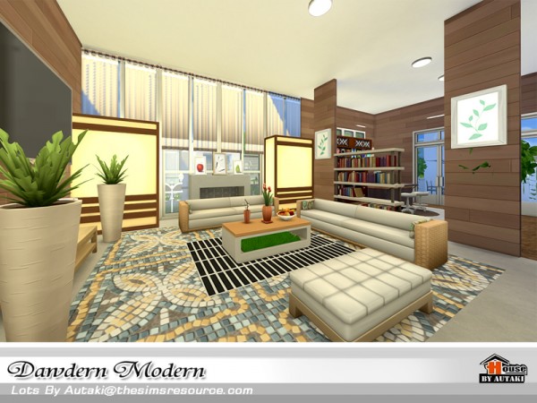  The Sims Resource: Dawdern Modern house by autaki