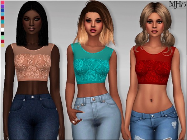  Sims Addictions: True Lace Top