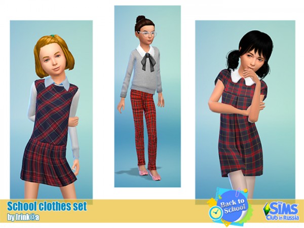  Irinka: Back to school clothes set