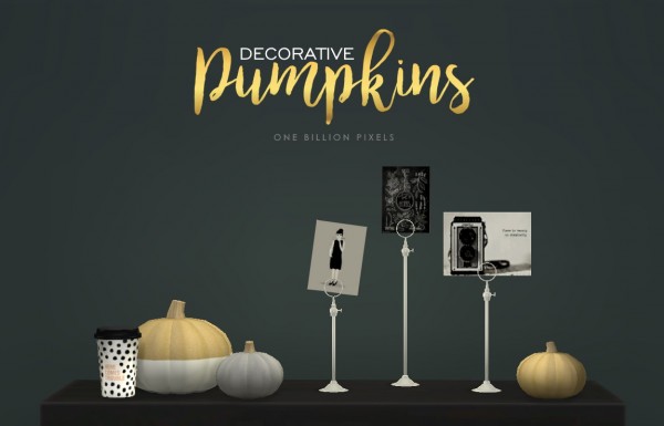  One Billion Pixels: Decorative Pumpkins