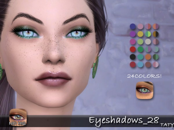  Simsworkshop: Eyeshadow 28 by Taty