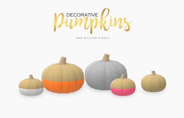  One Billion Pixels: Decorative Pumpkins