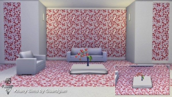  Khany Sims: Nature walls and floors set 1 with pattern