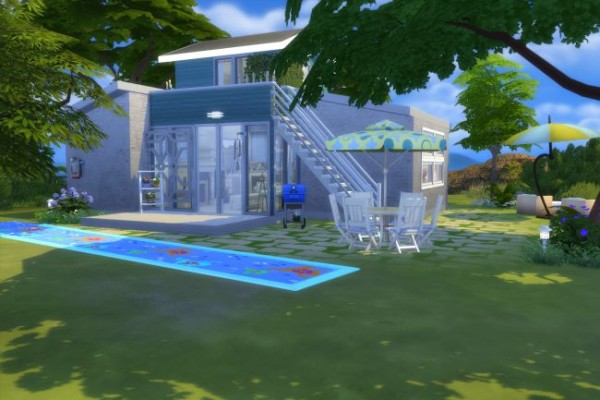  Blackys Sims 4 Zoo: Cozy Beachhouse by ChiLLi