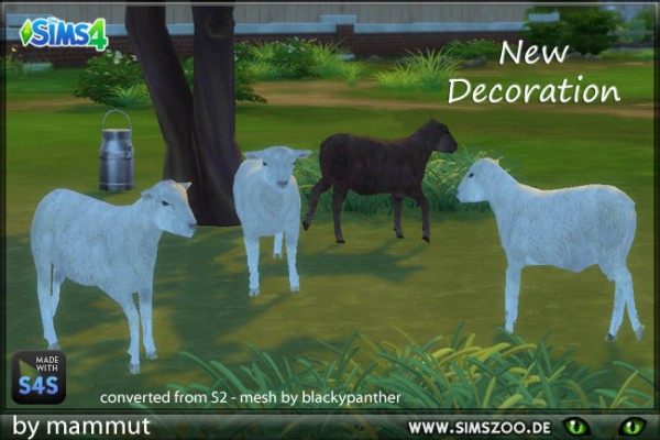  Blackys Sims 4 Zoo: Sheeps 8 by mammut
