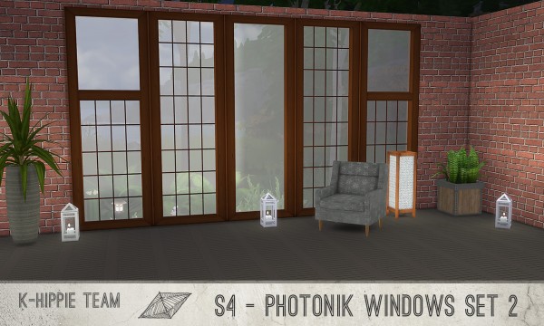  Mod The Sims: Photonik Windows  set 2 by Blackgryffin