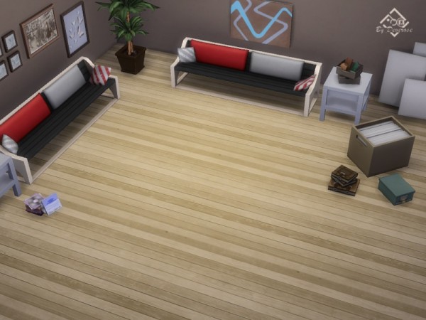  The Sims Resource: Modern Wood Plank Set 1 by Devirose