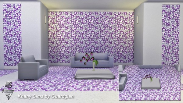  Khany Sims: Nature walls and floors set 1 with pattern