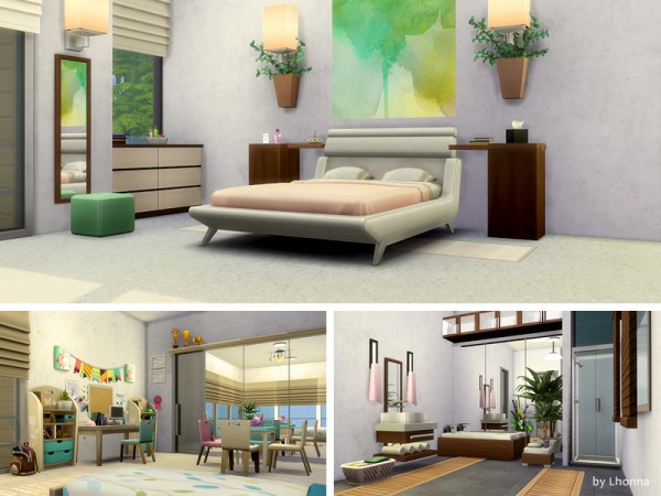 The Sims Resource: Symmetry Apartment by Lhonna