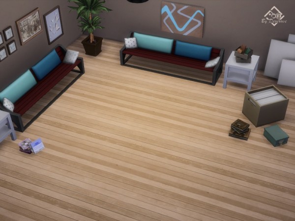  The Sims Resource: Modern Wood Plank Set 1 by Devirose