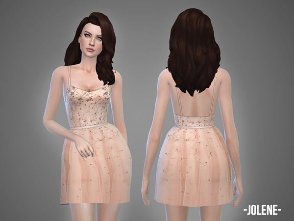  The Sims Resource: Jolene dress by April