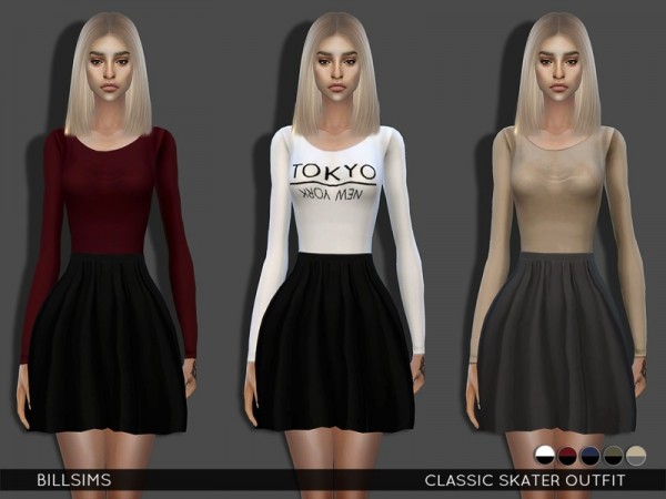  The Sims Resource: Classic Skater Outfit by Bill Sims