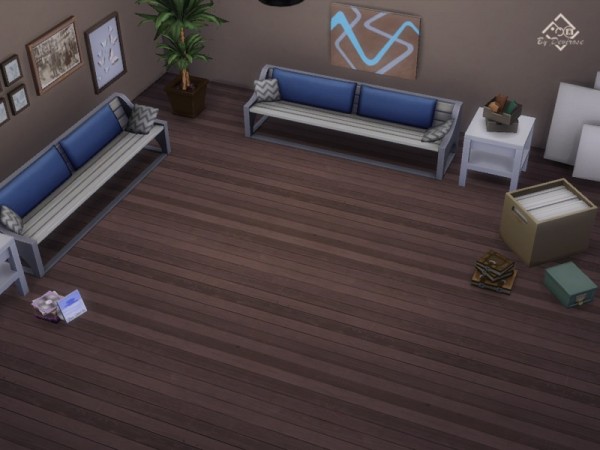  The Sims Resource: Modern Wood Plank Set 2 by devirose
