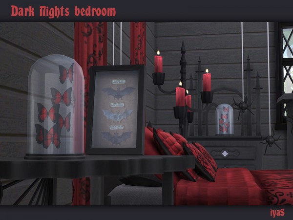  The Sims Resource: Dark Nights Bedroom by soloriya