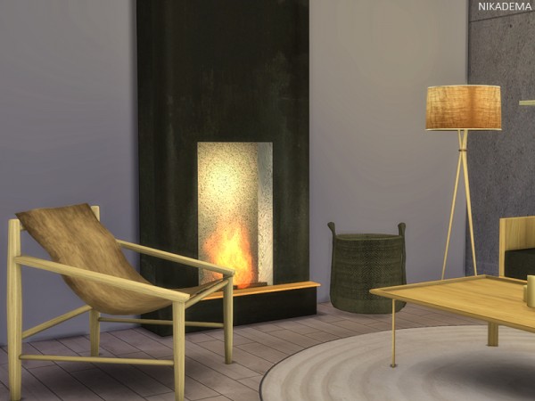  The Sims Resource: Totem Livingroom by Nikadema