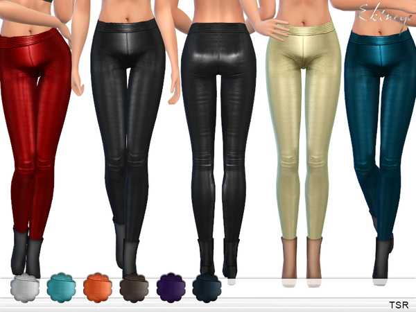  The Sims Resource: Leather Leggings by ekinege