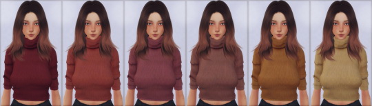  Simsworkshop: Turtleneck recolored by Phansims