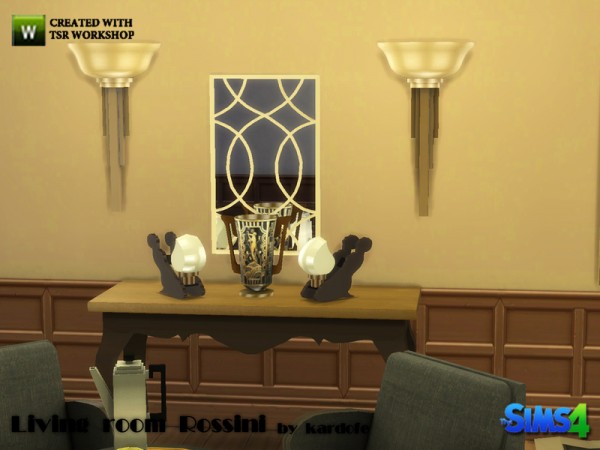  The Sims Resource: Livingroom Rossini by kardofe