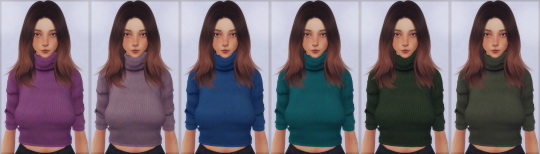  Simsworkshop: Turtleneck recolored by Phansims