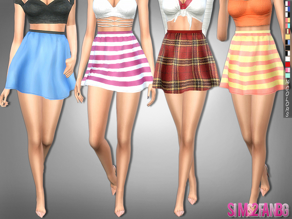  The Sims Resource: 243   Mini skirt by sims2fanbg