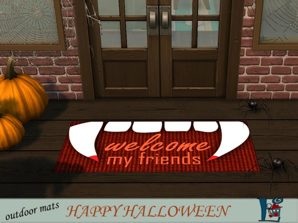  The Sims Resource: Halloween Doormats by evi