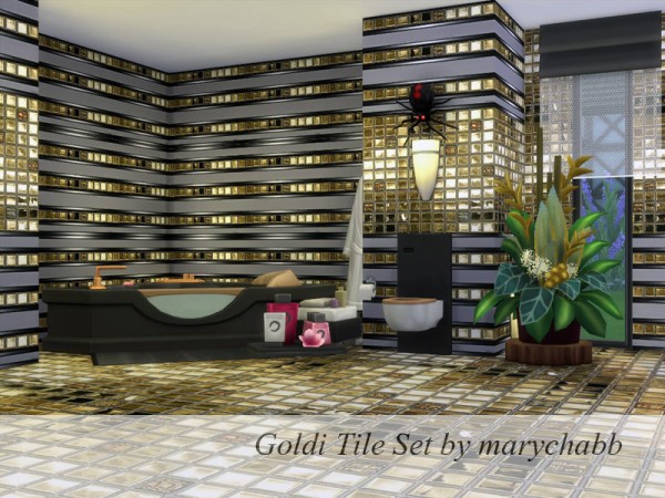  The Sims Resource: Goldi Tile Set by marychabb