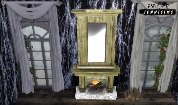 Jenni Sims: Fireplace, Curtains Witch Power