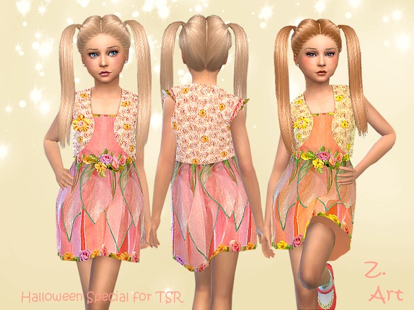  The Sims Resource: Blossom Fairy by Zuckerschnute20