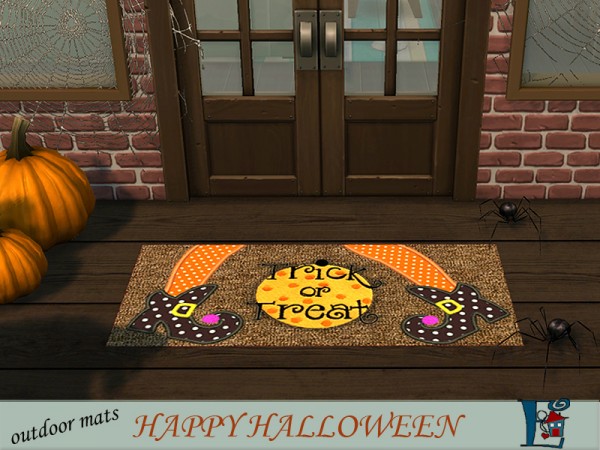 The Sims Resource: Halloween Doormats by evi