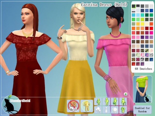  Simsworkshop: Catrina Dress by Standardheld