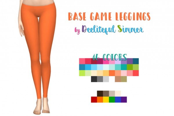  Deelitefulsimmer: Colored leggings