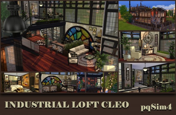  PQSims4: Industrial loft Cleo
