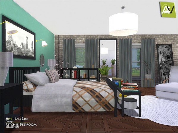  The Sims Resource: Ritchie Bedroom by ArtVitalex
