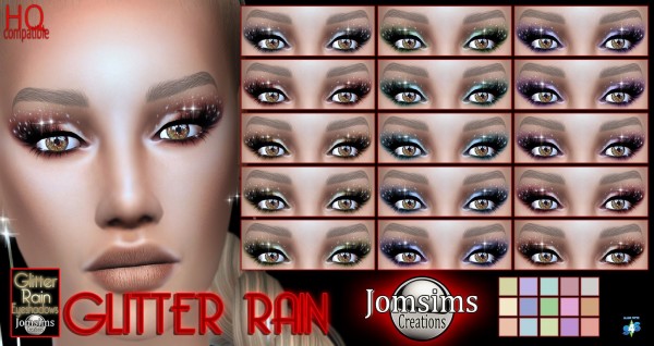  Jom Sims Creations: Glitter rain eyeshadow