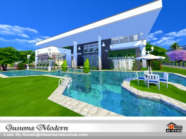  The Sims Resource: Gusuma Modern house by Autaki