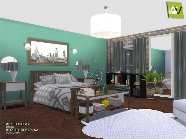  The Sims Resource: Ritchie Bedroom by ArtVitalex