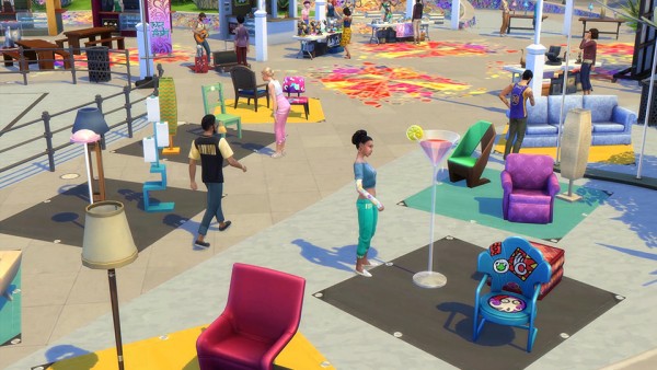  The Sims: Get Thrifty with the Flea Market in The Sims 4 City Living