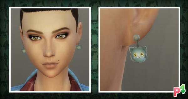  Poons` Creations: Crazy Cat Lady Earrings