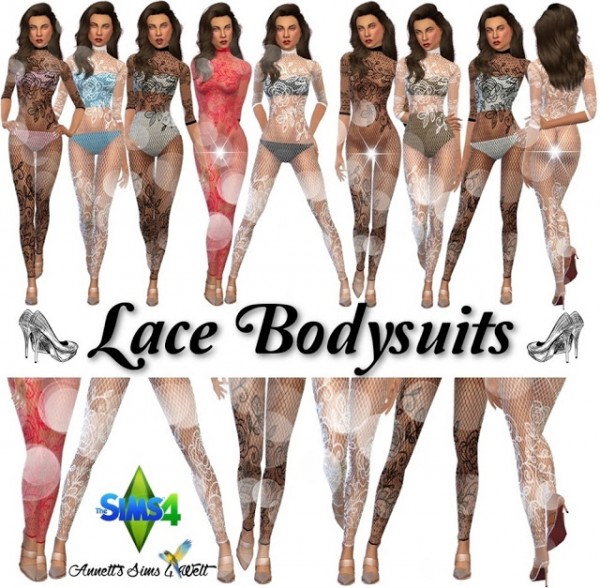  Annett`s Sims 4 Welt: Lace Bodysuits