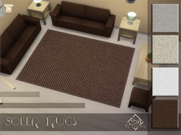  The Sims Resource: Sober Rugs by Devirose