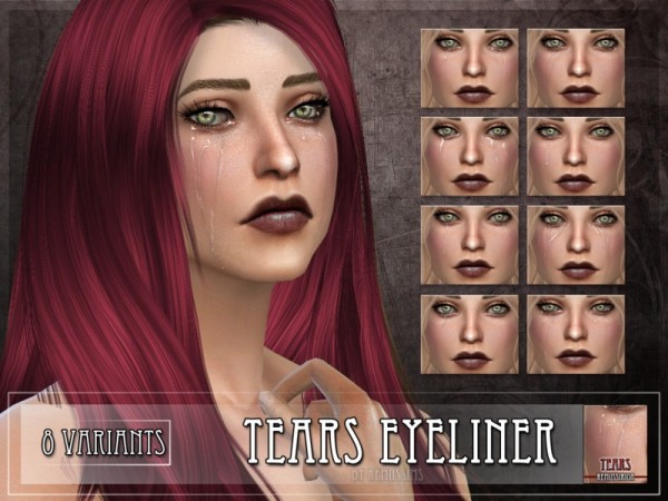  The Sims Resource: Tears   Eyeliner by Remus Sirion