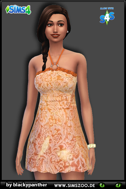 Blackys Sims 4 Zoo: Cocktail Dress 9 by blackypanther