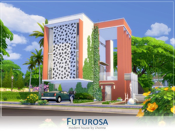 The Sims Resource: Futurosa house by Lhonna