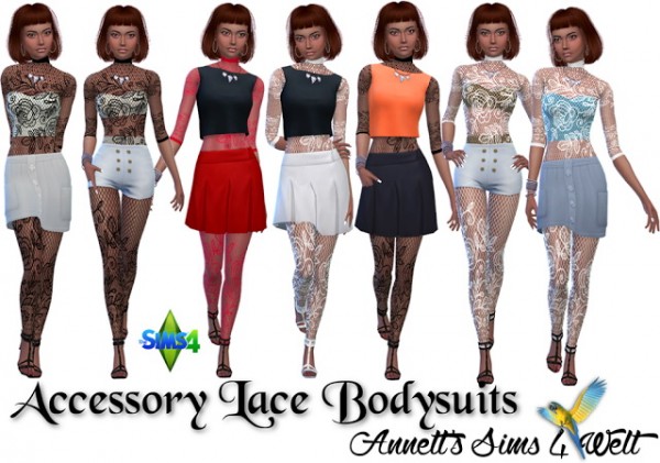  Annett`s Sims 4 Welt: Lace Bodysuits