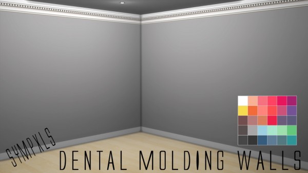  Simsworkshop: Dental Molding Walls