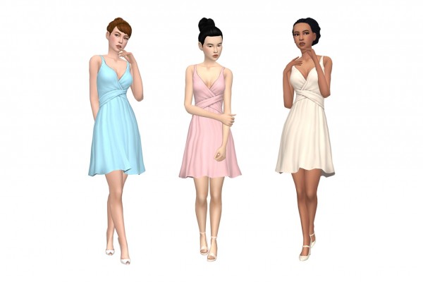  Deelitefulsimmer: Twisty Dress recolors