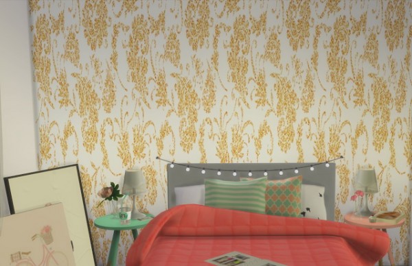  Mony Sims: Natural Gold Wallpaper