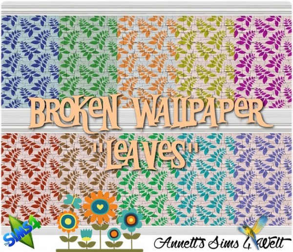  Annett`s Sims 4 Welt: Brocken Wallpapers Leaves
