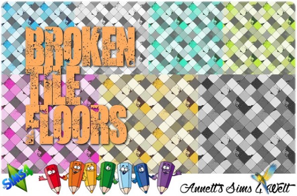  Annett`s Sims 4 Welt: Broken Tile Floors